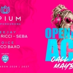 Immagine evento Opening Act – Call Me Maybe Opium Club Pordenone a Zoppola / Çopule May be a graphic of text that says 'യര OPIUM CLUB PORDENONE SABATO 03 OTE DEEJAY SIMONE RICCI-SEBA SEBA RICCI- VOICE MARCO BAXO MEDIAPARTNER PART MEDI RADIO PITER ER PAN WINTER SEASON WINTERSEASON2026|2027 2026 2027 OPENING AHT CALL CANKME ME MA4BE'