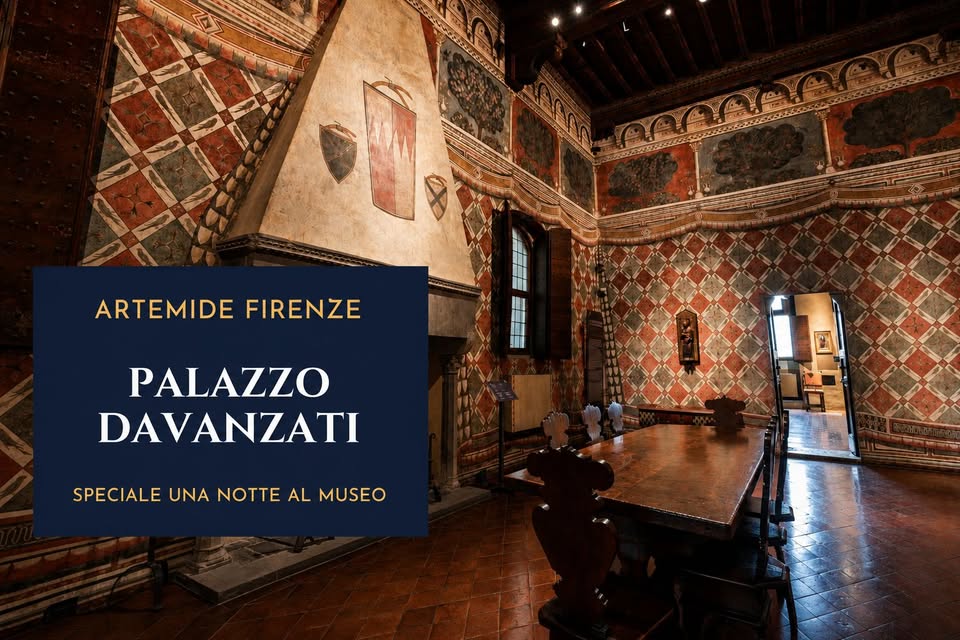 Evento Palazzo Davanzati in notturna Locandina Palazzo Davanzati in notturna - da lunedì 5 ottobre - lunedì 26 ottobre 2026 ore 19:00 ore 20:30