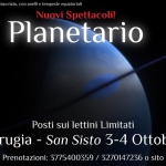 Immagine evento PERUGIA – Viaggio tra Stelle e Pianeti al Planetario a Perugia (PG) PERUGIA - Viaggio tra Stelle e Pianeti al Planetario a Perugia (PG) il 3 ottobre - 4 ottobre 2026