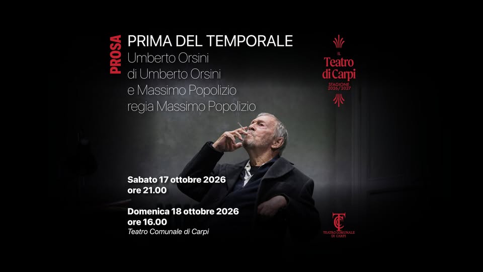 Evento Prima del Temporale Locandina Prima del Temporale - sabato 17 ottobre ore 21:00 - 23:00
