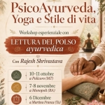 Immagine evento PsicoAyurveda e Yoga con Rajesh Shrivastava a Policoro (MT) PsicoAyurveda e Yoga con Rajesh Shrivastava a Policoro (MT) il 10 ottobre - 11 ottobre 2026