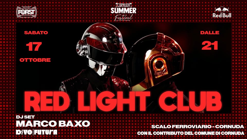 Evento Red Light Club – Csf – Sabato 17 Ottobre Locandina Red Light Club – Csf – Sabato 17 Ottobre - sabato 17 ottobre ore 21:00 - 23:00