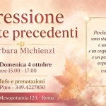 Immagine evento Regressione alle vite precedenti a Roma (RM) Regressione alle vite precedenti a Roma (RM) il 4 ottobre 2026