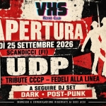 Immagine evento Riapertura Whs Con Udp Live!!! Dark Dj Set a Scandicci (FI) Riapertura Whs Con Udp Live!!! Dark Dj Set a Scandicci (FI) il 25 settembre 2026