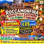 Immagine evento Roccamonfina Sagra Della Castagna E Del Fungo Porcino Domenica 25/Ottobre a Scafati (SA) Roccamonfina Sagra Della Castagna E Del Fungo Porcino Domenica 25/Ottobre a Scafati (SA) il 25 ottobre 2026