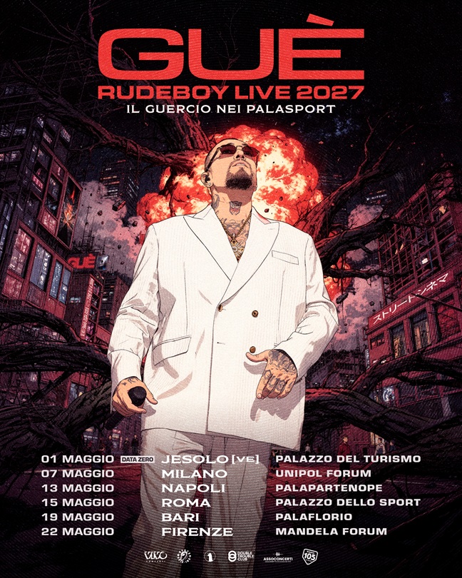 Evento Rudeboy Live 2027 – Il Guercio nei Palasport Locandina Rudeboy Live 2027 – Il Guercio nei Palasport - sabato 1 maggio ore 21:00 - 23:00
