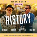 Immagine evento Sabato 05 Settembre History Music a Monastier di Treviso (TV) May be a graphic of text that says "CLUB CASA DI CACCKA Estate 2026 ም 好 SETTEMBRE 5 SAB アメ 한 SAB ลน SETTEMBRE RISTORANTE HISTORY 20:30 SALADISCO SALA DISCO SALA LATINA DINNER SHOW EN ESTATE SOLAR 2020 DJ ROBY LUCA LIVE -2 WAPISANT12- MONASTIER(TV) 0422.898322 348.3888338 393.6053796- -CW6A6blCACC.CИ"