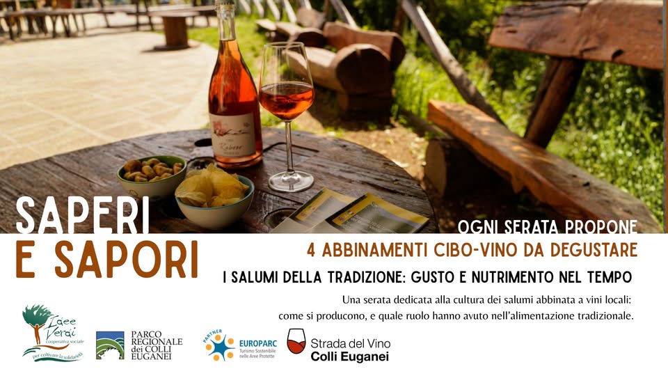 Evento Saperi e Sapori – I salumi della tradizione gusto e nutrimento nel tempo Locandina Saperi e Sapori – I salumi della tradizione gusto e nutrimento nel tempo - venerdì 25 settembre ore 20:00 - 22:00