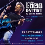 Immagine evento Sasha Torrisi – Il Borgo in Festa – Pesche (Isernia) – Omaggio a Lucio Battisti a Pesche (IS) Sasha Torrisi - Il Borgo in Festa - Pesche (Isernia) - Omaggio a Lucio Battisti a Pesche (IS) il 29 settembre 2026