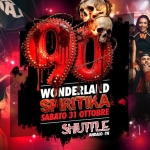 Immagine evento Spiritika – 39A Edizione The Halloween Show – Shuttle 90 Wonderland a Andalo (TN) May be a graphic of dancing and text