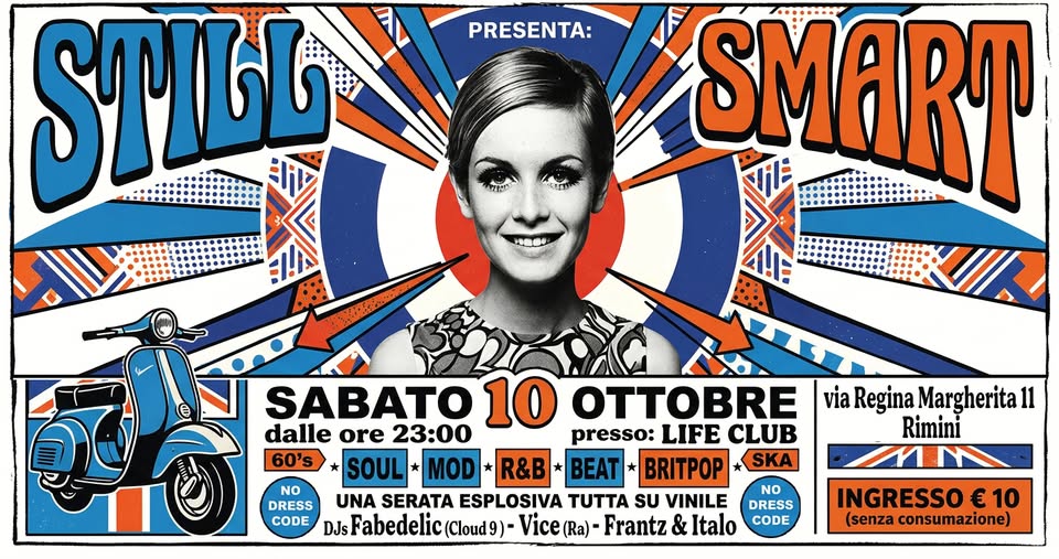 Evento Still Smart party – A Music event of Friends & Lovers… Locandina Still Smart party – A Music event of Friends & Lovers… - sabato 10 ottobre ore 23:00 - 01:00
