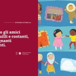 Immagine evento Tante case, un solo mondo Cartoline dalla Biblioteca a Spilamberto (MO) May be a doodle of one or more people and text
