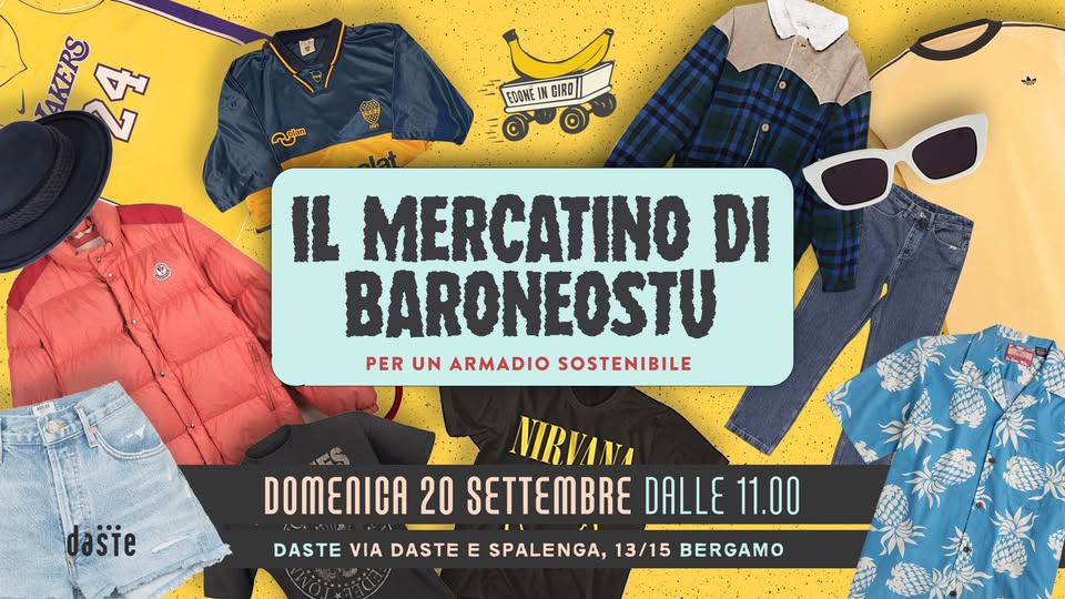 Evento Torna Il Mercatino Di Baroneostu A Daste! Locandina Torna Il Mercatino Di Baroneostu A Daste! - domenica 20 settembre ore 11:00 - 13:00