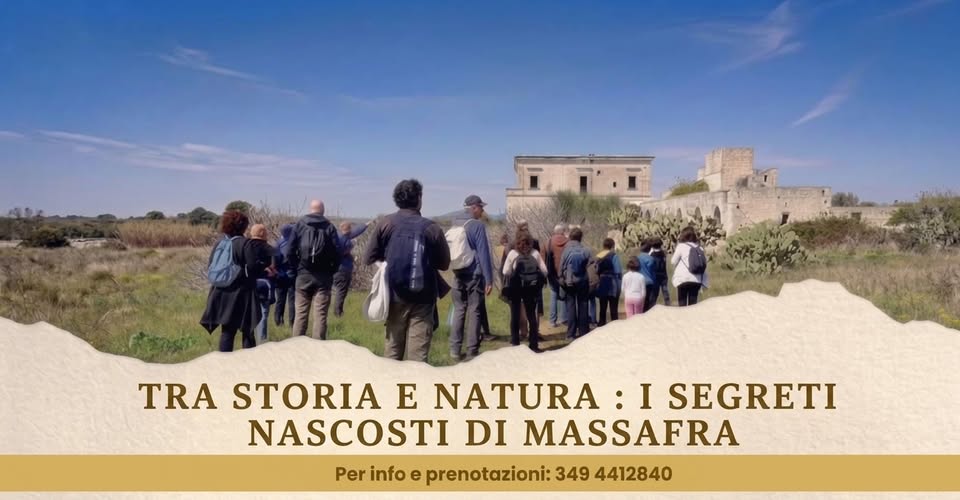 Evento Tra Storia e Natura I Segreti Nascosti di Massafra Locandina Tra Storia e Natura I Segreti Nascosti di Massafra - domenica 4 ottobre ore 09:45 - 11:45