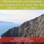 Immagine evento Trekking di Capodanno al Monte Argentario e Isola del Giglio a Orbetello (GR) Trekking di Capodanno al Monte Argentario e Isola del Giglio a Orbetello (GR) il 30 dicembre dicembre 2026 - 3 gennaio 2027