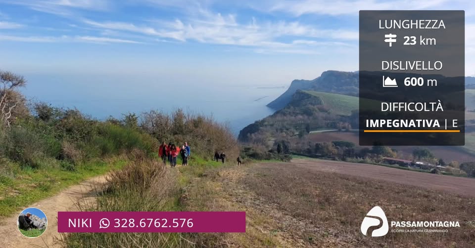 Evento TrenoTrekking la traversata del San Bartolo Locandina TrenoTrekking la traversata del San Bartolo - domenica 4 ottobre ore 09:00 - 17:30