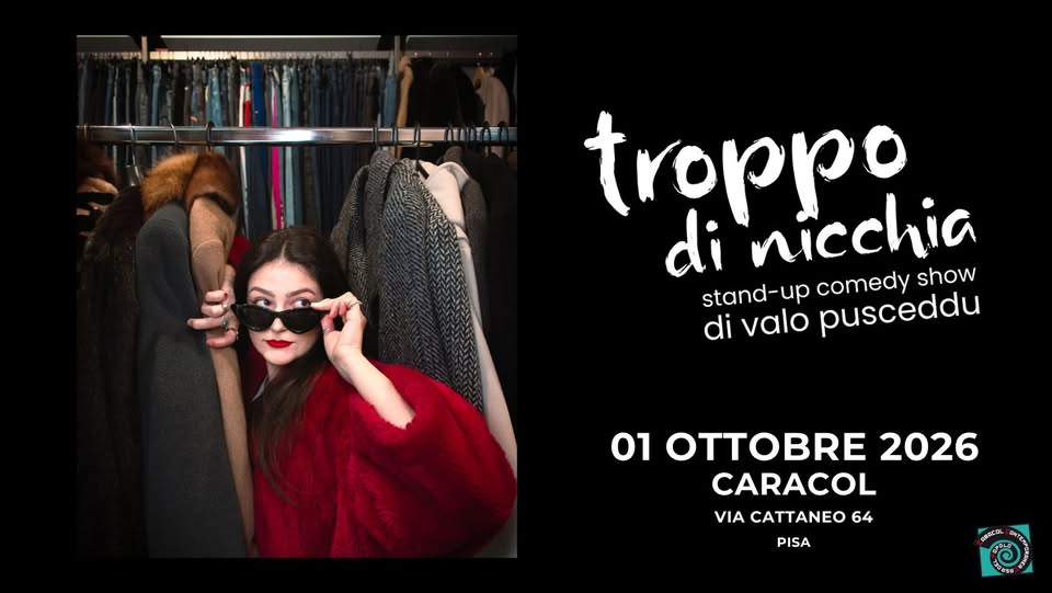 Evento Valo Pusceddu – “Troppo Di Nicchia” Stand – Up Comedy Al Caracol Locandina Valo Pusceddu – “Troppo Di Nicchia” Stand – Up Comedy Al Caracol - giovedì 1 ottobre ore 21:00 - 23:00