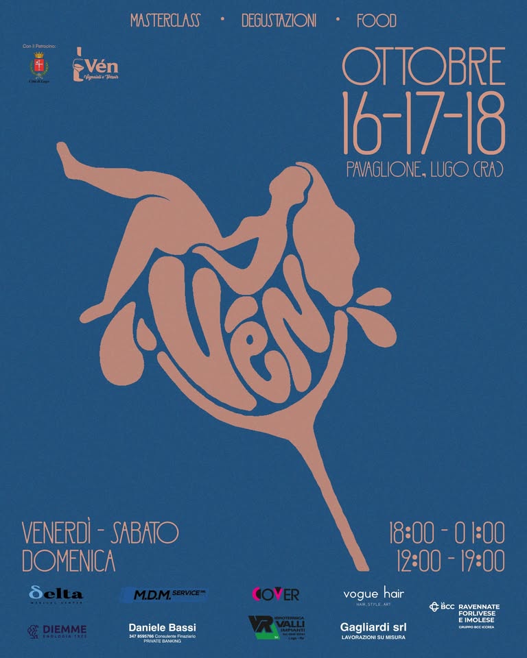 Evento Ven – Vignaioli e Terroir – 4′ Edizione Locandina Ven – Vignaioli e Terroir – 4′ Edizione - venerdì 16 ottobre ore 18:00 - 20:00