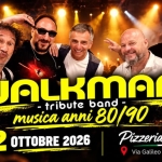 Immagine evento Walkmans – I Grandi Successi Degli ’80 E ’90 Cena Con Musica Da Michele a Silea (TV) Walkmans - I Grandi Successi Degli '80 E '90 Cena Con Musica Da Michele a Silea (TV) il 2 ottobre 2026