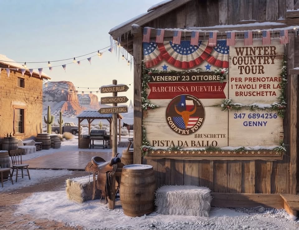 Evento Winter Country Tour 26/27 – Barchessa di Dueville (VI) Locandina Winter Country Tour 26/27 – Barchessa di Dueville (VI) - venerdì 23 ottobre ore 21:00 - 01:00