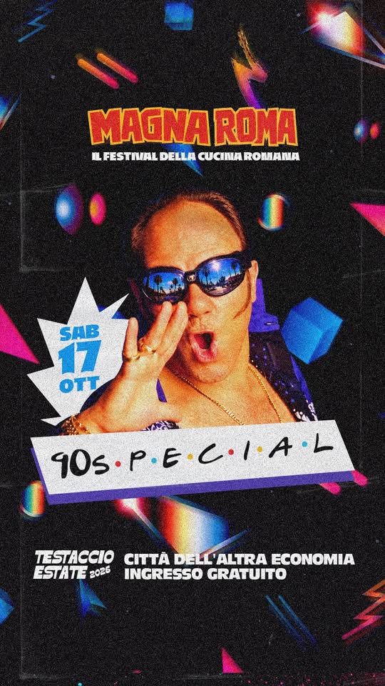 90 Special dj set x MAGNA ROMA 2026 | cheventi.it