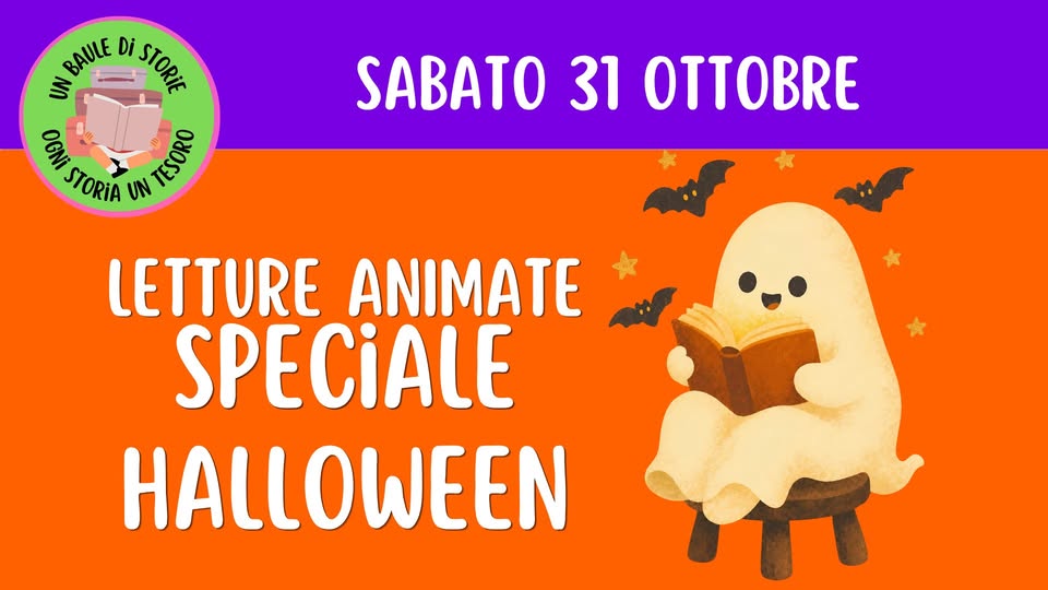 Evento Baule di Storie Speciale Halloween Locandina Baule di Storie Speciale Halloween - sabato 31 ottobre ore 10:00 - 12:00