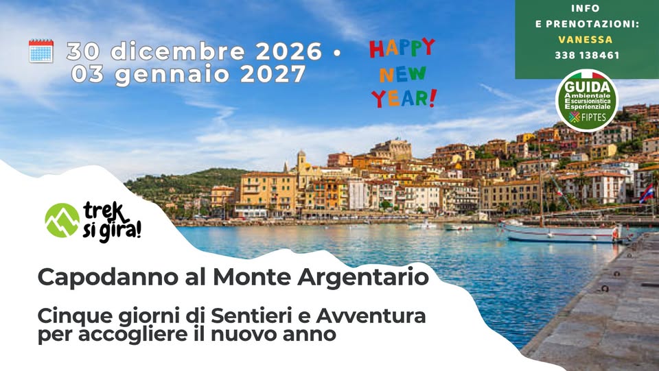 Evento Capodanno 2027 Al Monte Argentario 30 Dic 2026 – 03 Gen 2027 Locandina Capodanno 2027 Al Monte Argentario 30 Dic 2026 – 03 Gen 2027 - da mercoledì 30 dicembre 2026 - domenica 3 gennaio 2027 ore 14:00 ore 16:00