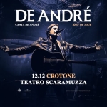 Immagine evento Cristiano De André – Crotone – Teatro Scaramuzza, 12/12/2026 a Crotone (KR) Cristiano De André - Crotone - Teatro Scaramuzza, 12/12/2026 a Crotone (KR) il 12 dicembre 2026