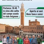 Immagine evento Dal Campo Scuola con la Mens Sana a Siena (SI) Dal Campo Scuola con la Mens Sana a Siena (SI) il 26 ottobre 2026