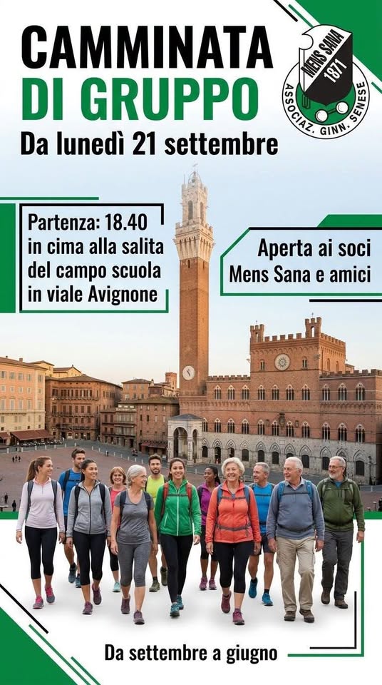 Evento Dal Campo Scuola con la Mens Sana Locandina Dal Campo Scuola con la Mens Sana - lunedì 26 ottobre ore 18:40 - 19:30