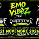 Immagine evento Emo Vibez BFMV vs Paramore vs Evanescence Tribute a San Donà di Piave (VE) Emo Vibez BFMV vs Paramore vs Evanescence Tribute a San Donà di Piave (VE) il 21 novembre 2026