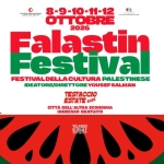 Immagine evento FALASTIN FESTIVAL 2026 – Festival della Cultura Palestinese – Città dell’Altra Economia a Roma (RM) FALASTIN FESTIVAL 2026 - Festival della Cultura Palestinese - Città dell'Altra Economia a Roma (RM) il 8 ottobre - 12 ottobre 2026