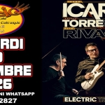 Immagine evento Icardi – Torresani – Rivagli – Electric Trio Tour a Trofarello (TO) Icardi - Torresani - Rivagli - Electric Trio Tour a Trofarello (TO) il 20 novembre 2026