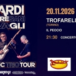 Immagine evento Ivano Icardi . Electric Trio Tour Trofarello a Trofarello (TO) Ivano Icardi . Electric Trio Tour Trofarello a Trofarello (TO) il 20 novembre 2026