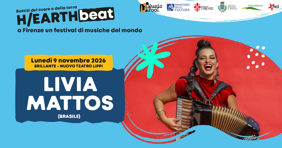 Evento Livia Mattos Locandina Livia Mattos - lunedì 9 novembre ore 21:30 - 23:30