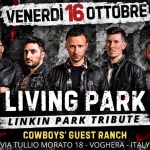 Immagine evento Living Park – Linkin Park Tribute @Cowboys’ Guest Ranch a Voghera (PV) Living Park - Linkin Park Tribute @Cowboys' Guest Ranch a Voghera (PV) il 16 ottobre 2026