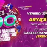 Immagine evento Love Generation 90 – Arya’s Club (Castelfranco V.to – Treviso) a Castelfranco Veneto (TV) Love Generation 90 - Arya's Club (Castelfranco V.to - Treviso) a Castelfranco Veneto (TV) il 23 ottobre 2026