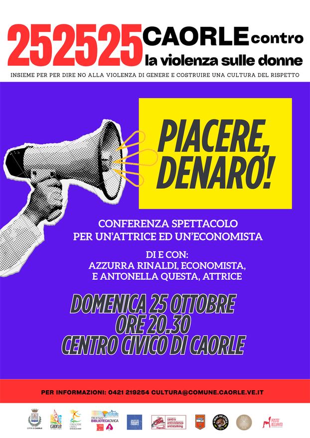 Evento Piacere, Denaro! Locandina Piacere, Denaro! - domenica 25 ottobre ore 20:30 - 22:30
