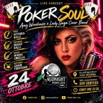 Immagine evento Poker Soul – Amy Winehouse & Lady Gaga Tribute Band a Matera (MT) Poker Soul - Amy Winehouse & Lady Gaga Tribute Band a Matera (MT) il 24 ottobre 2026