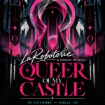 Immagine evento Queer Of My Castle – secret location roma a Roma (RM) May be a graphic of castle and text