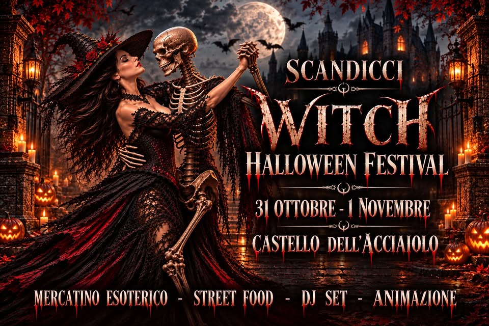 Evento Scandicci Witch Halloween Festival Locandina Scandicci Witch Halloween Festival - da sabato 31 ottobre - domenica 1 novembre 2026 ore 10:00 ore 18:00