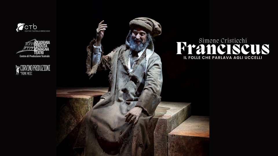 Evento Simone Cristicchi Franciscus Rovigo Locandina Simone Cristicchi Franciscus Rovigo - martedì 23 marzo ore 20:30 - 22:30