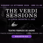Immagine evento The Verdi Sessions Casalgrande a Casalgrande (RE) The Verdi Sessions Casalgrande a Casalgrande (RE) il 15 ottobre 2026