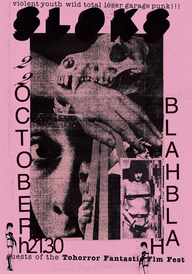 Evento Tohfff26 Sloks Live! Locandina Tohfff26 Sloks Live! - giovedì 22 ottobre ore 21:30 - 23:30
