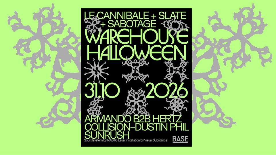 Evento Warehouse Halloween – Armando b2b Hertz Collision, Dustin Phil, Sunrush Locandina Warehouse Halloween – Armando b2b Hertz Collision, Dustin Phil, Sunrush - sabato 31 ottobre ore 23:00 - 05:00